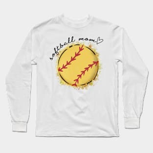 softball mom Long Sleeve T-Shirt